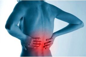 Miejsce osteochondrozy kręgosłupa